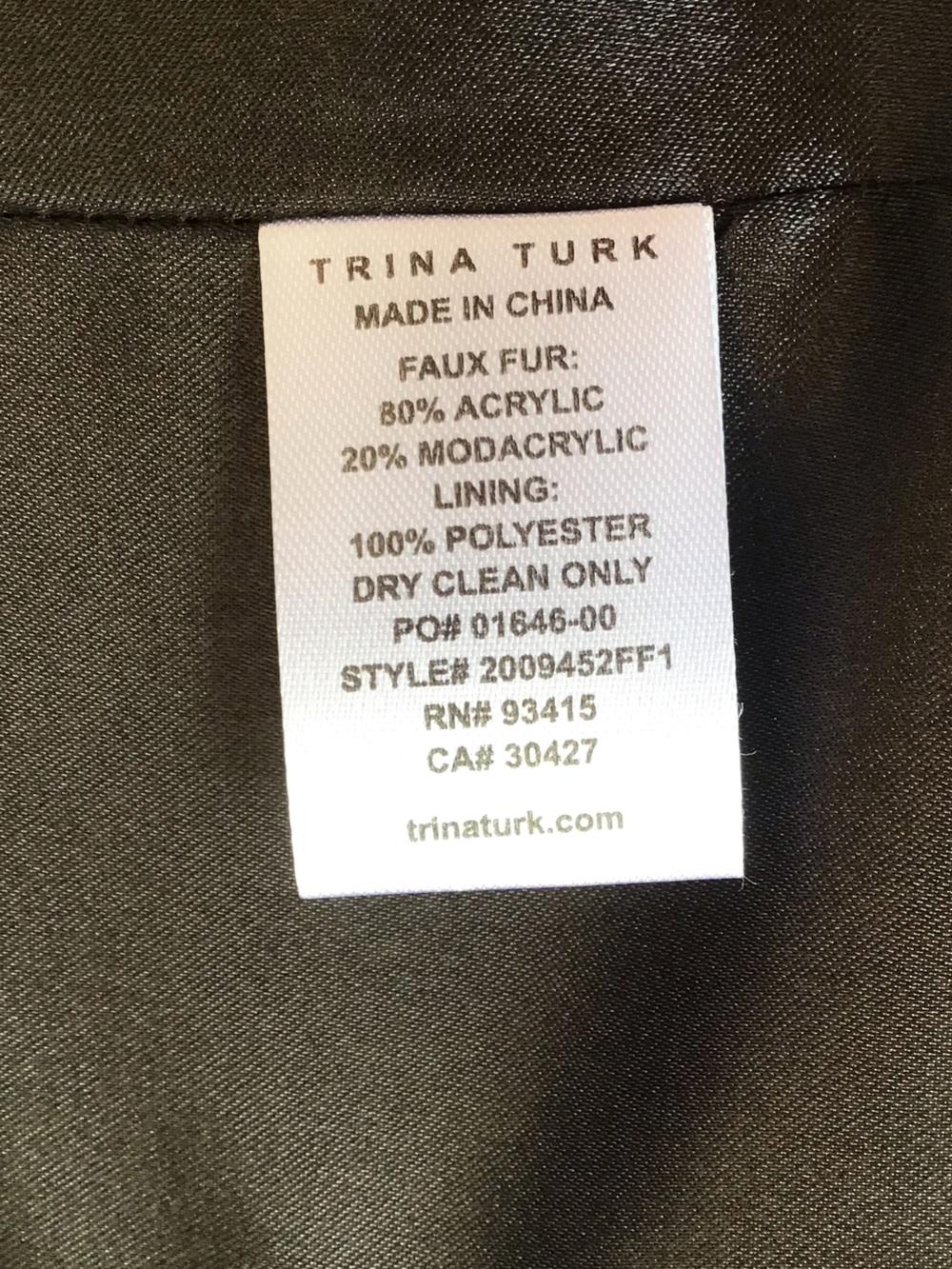 Trina Turk Dianella Leopard Faux Fur Jacket NEW - Picture 8 of 8